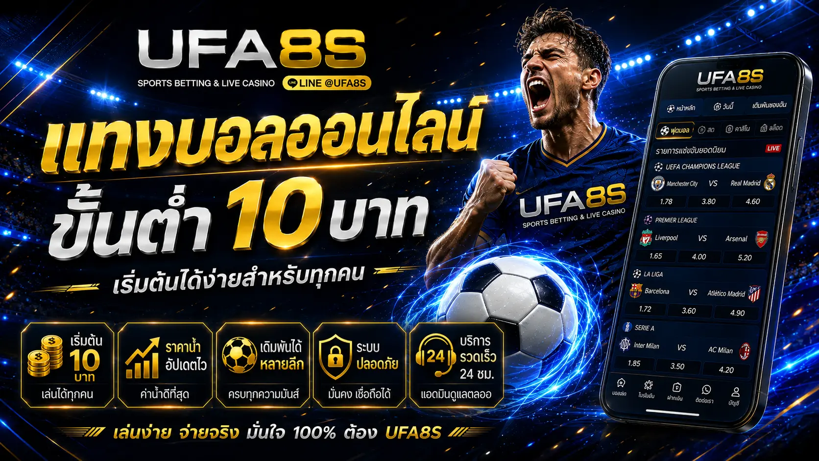 แทงบอลออนไลน์ 10 บาท