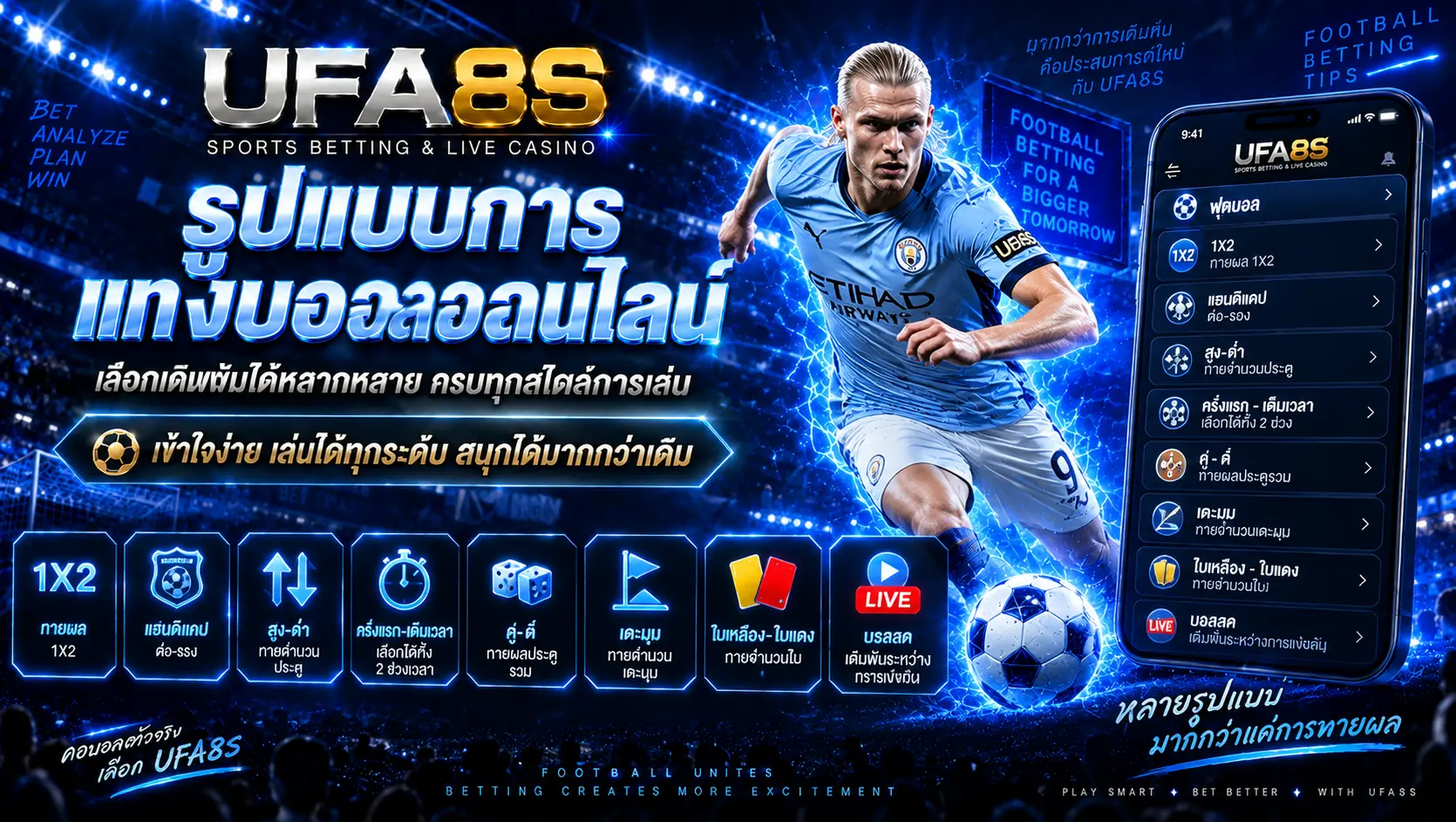 รูปแบบการแทงบอลออนไลน์